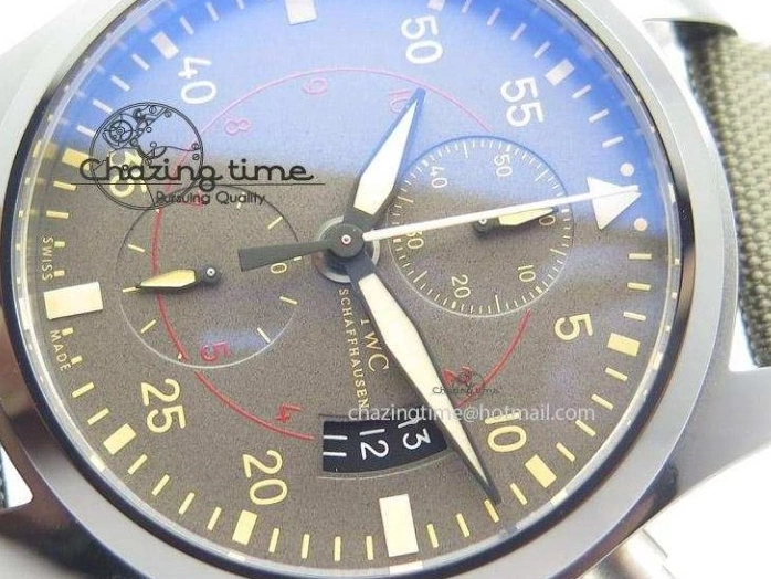 MIROTIME 0707 Pilot Top Gun Miramar IWC388002 ZF 1:1 Best Edition Ceramic Case On Nylon Strap A Practical 7345